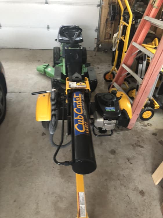 27 ton store log splitter