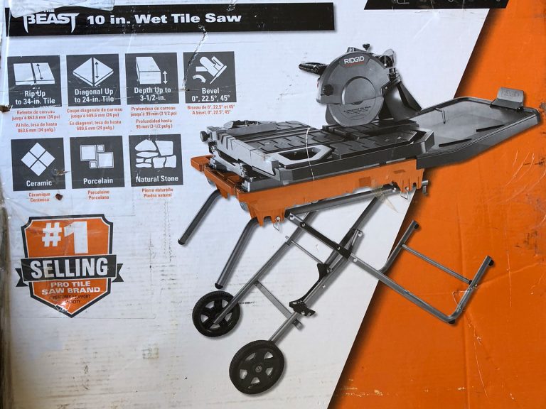 Ridgid Wet Tile Saw Superiorland Rental