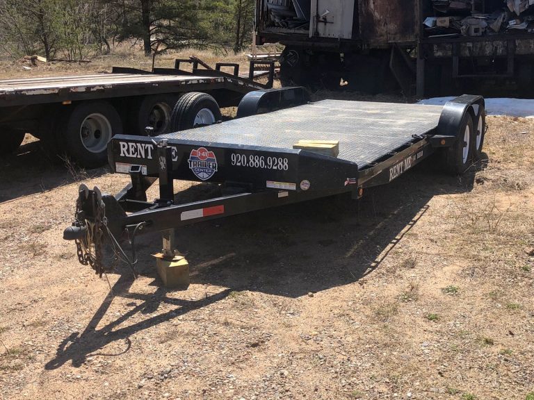 Car Trailer with Beaver Tail – Superiorland Rental